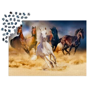 Enjoy Puzzle - 1356 - Horses Running in the Desert - 1000 db-os puzzle