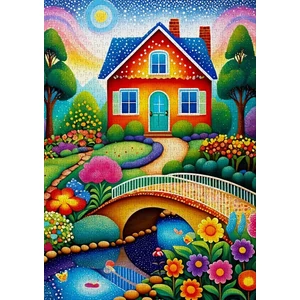 Enjoy Puzzle - 2153 - House of Colors - 1000 db-os puzzle
