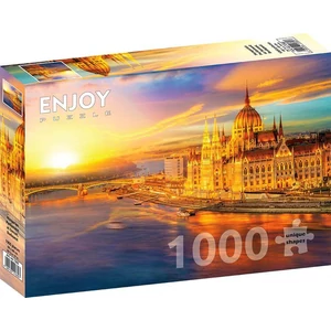 Enjoy 1362 - Hungarian Parliament at Sunset, Budapest - 1000 db-os puzzle