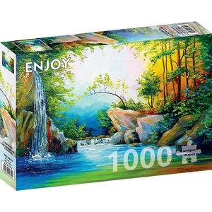 Enjoy Puzzle - 1714 - In the Woods near the Waterfall - 1000 db-os puzzle