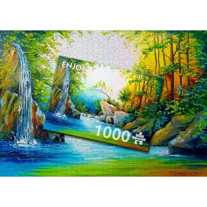 Enjoy Puzzle - 1714 - In the Woods near the Waterfall - 1000 db-os puzzle