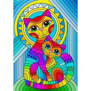 Enjoy Puzzle - 2122 - Inseparable Cat and Kitten - 1000 db-os puzzle