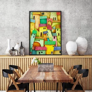 Enjoy Puzzle - 1629 - Joyful Houses - 1000 db-os puzzle