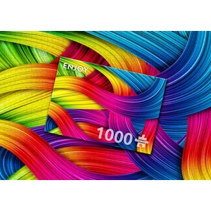 Enjoy Puzzle - 1644 - Knitting Rainbows - 1000 db-os puzzle