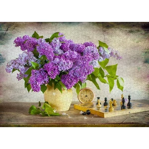 Enjoy Puzzle - 1338 - Lilac and Chess - 1000 db-os puzzle