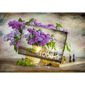 Enjoy Puzzle - 1338 - Lilac and Chess - 1000 db-os puzzle