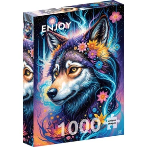 Enjoy Puzzle - 2164 - Magical Wolf Portrait - 1000 db-os puzzle