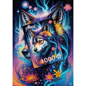 Enjoy Puzzle - 2164 - Magical Wolf Portrait - 1000 db-os puzzle
