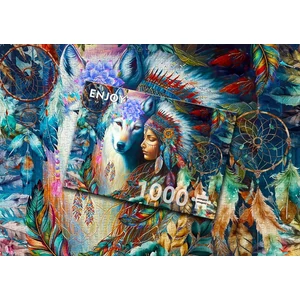Enjoy Puzzle - 2187 - Native Princess - 1000 db-os puzzle