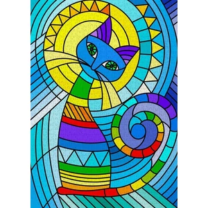 Enjoy Puzzle - 2121 - Ornamental Cat - 1000 db-os puzzle