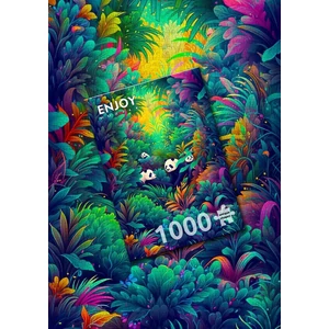Enjoy Puzzle - 2220 - Panda Haven - 1000 db-os puzzle
