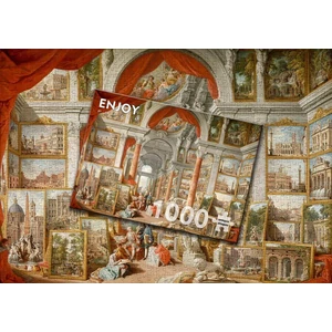 Enjoy Puzzle - 1119 - Paolo Panini: Views of Modern Rome - 1000 db-os puzzle