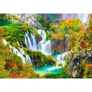 Enjoy Puzzle - 1266 - Plitvice Waterfalls in Autumn - 1000 db-os puzzle