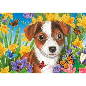 Enjoy Puzzle - 1916 - Puppy Garden - 1000 db-os puzzle