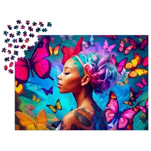 Enjoy Puzzle - 2129 - Queen of Butterflies - 1000 db-os puzzle