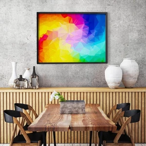Enjoy Puzzle - 1239 - Rainbow Gradient Poligonal Swirl - 1000 db-os puzzle
