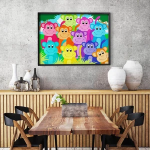 Enjoy Puzzle - 2060 - Rainbow Monkeys - 1000 db-os puzzle
