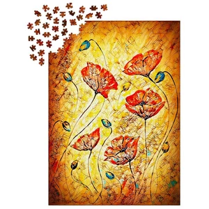 Enjoy Puzzle - 1380 - Red Poppies Painting - 1000 db-os puzzle