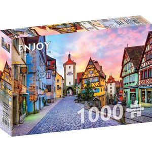 Enjoy Puzzle - 2070 - Rothenburg Old Town, Germany - 1000 db-os puzzle