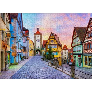 Enjoy Puzzle - 2070 - Rothenburg Old Town, Germany - 1000 db-os puzzle