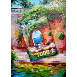 Enjoy Puzzle - 1838 - Sea View Through the Arch - 1000 db-os puzzle
