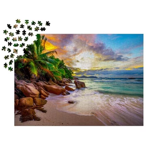 Enjoy Puzzle - 2102 - Seychelles Beach at Sunset - 1000 db-os puzzle