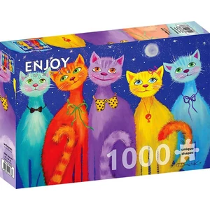 Enjoy Puzzle - 1738 - Smiling Cats - 1000 db-os puzzle