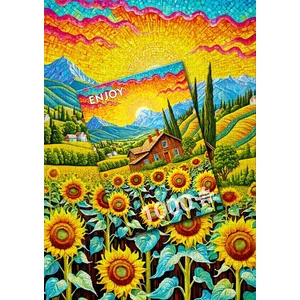 Enjoy Puzzle - 2145 - Sunflower House - 1000 db-os puzzle