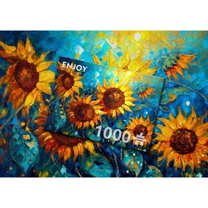 Enjoy Puzzle - 2137 - Sunflowers Reunion - 1000 db-os puzzle