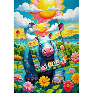 Enjoy Puzzle - 2152 - Sunny Hippo - 1000 db-os puzzle