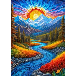 Enjoy Puzzle - 2154 - Sunrise Landscape - 1000 db-os puzzle