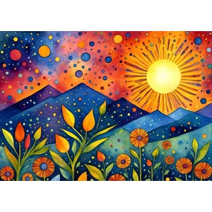 Enjoy Puzzle - 2134 - Sunset Rain - 1000 db-os puzzle