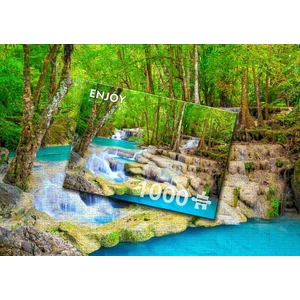 Enjoy Puzzle - 2067 - Turquoise Waterfall, Thailand - 1000 db-os puzzle