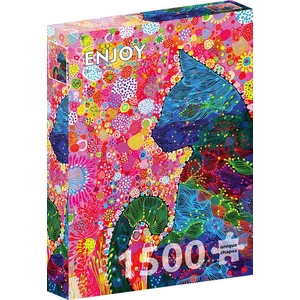 Enjoy Puzzle - 2237 - Wandering Cat - 1500 db-os puzzle
