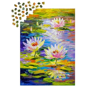 Enjoy Puzzle - 1847 - Water Lilies in the Pond - 1000 db-os puzzle