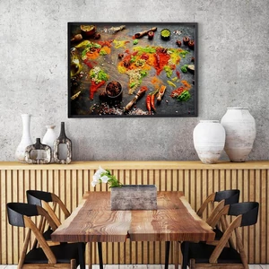 Enjoy Puzzle - 1461 - World Map in Spices - 1000 db-os puzzle
