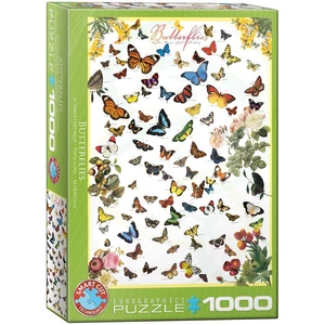 EuroGraphics 6000-0077 - Butterflies - 1000 db-os puzzle