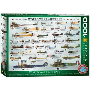 EuroGraphics 6000-0087 - World War I Aircraft - 1000 db-os puzzle