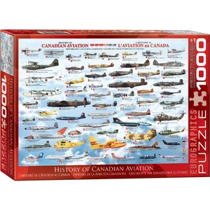 EuroGraphics 6000-0231 - History of Canadian Aviation - 1000 db-os puzzle