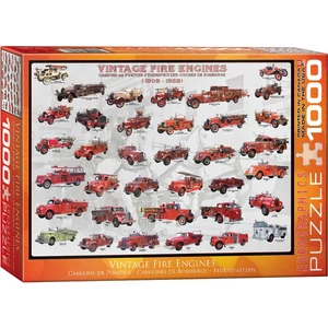 EuroGraphics 6000-0239- Vintage Fire Engines- 1000 db-os puzzle