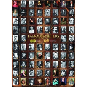 EuroGraphics 6000-0249 - Famous Writers - 1000 db-os puzzle