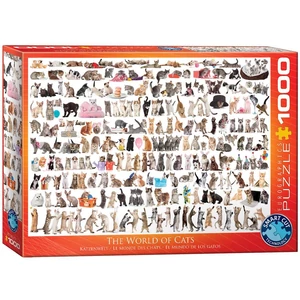 EuroGraphics 6000-0580 - The World of Cats - 1000 db-os puzzle