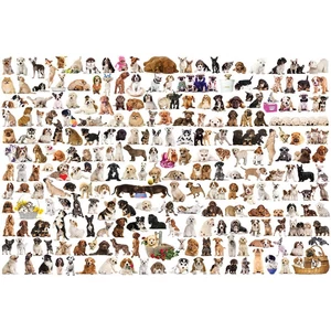 EuroGraphics 6000-0581 - The World of Dogs - 1000 db-os puzzle