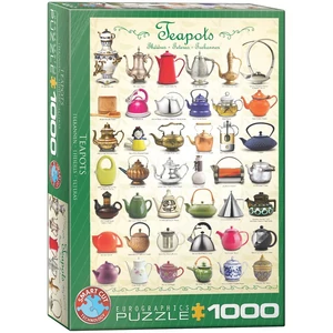 EuroGraphics 6000-0599 - Teapots - 1000 db-os puzzle