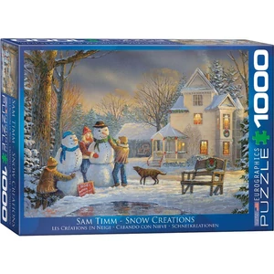 EuroGraphics 6000-0607- Snow Creations, Sam Timm - 1000 db-os puzzle