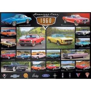 EuroGraphics 6000-0677 - American Cars of the 1960s - 1000 db-os puzzle