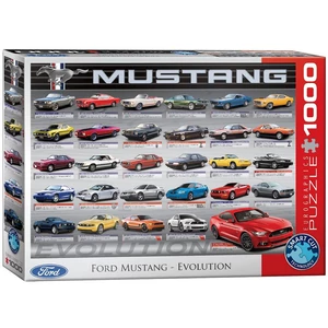 EuroGraphics 6000-0684 - Ford Mustang evolúció - 1000 db-os puzzle