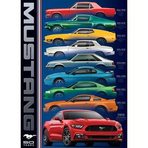 EuroGraphics 6000-0699 - Ford Mustang, 50 év - 1000 db-os puzzle