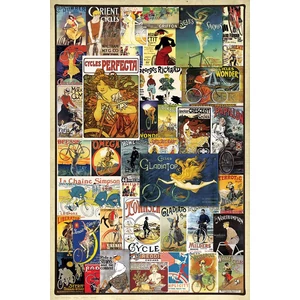 EuroGraphics 6000-0756 - Vintage Bicycle Posters - 1000 db-os puzzle