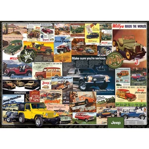 EuroGraphics 6000-0758 - Jeep reklám kollázs - 1000 db-os puzzle